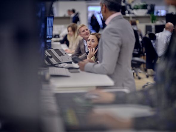 Blick in einen Trading-Floor